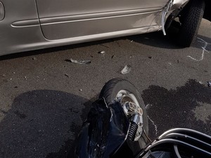 Scontro ad Andorno sulla SP 100 tra auto e moto, un ferito in codice giallo, foto archivio Scontro ad Andorno sulla SP 100 tra auto e moto, un ferito in codice giallo, foto archivio
