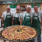 Cena della paella a Vigliano con gli Alpini
