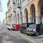 Biella, rifacimento della segnaletica negli stalli blu
