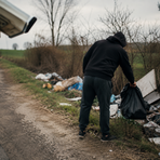 Fototrappole e nuove telecamere in arrivo, a Pollone più sicurezza per contrasto abbandono rifiuti e reati (foto generata con l'IA)