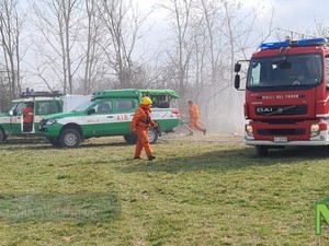 Scatta l’allarme per un incendio, fiamme tra Curino e Sostegno (foto di repertorio) Scatta l’allarme per un incendio, fiamme tra Curino e Sostegno (foto di repertorio)