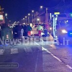 Biella, ciclista coinvolta in un incidente con un'auto in via Milano: donna in ospedale FOTO Mauro Benedetti per newsbiella.it