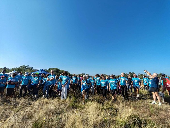 Movimento, natura e solidarietà: grande partecipazione in Baraggia per la Fitwalking for AIL 2026 (foto dalla pagina Facebook di Erika Vallera - Candelo)