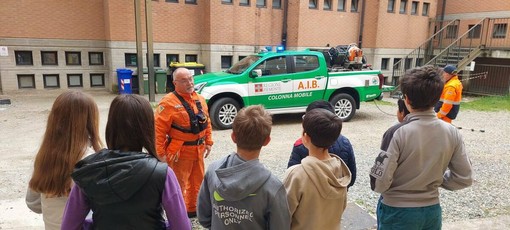 Volontari della Squadra AIB Biella Orso alla Pietro Micca Volontari della Squadra AIB Biella Orso alla Pietro Micca