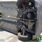 Pollone, auto si ribalta in via Frassati: ferito il conducente Pollone, auto si ribalta in via Frassati: ferito il conducente