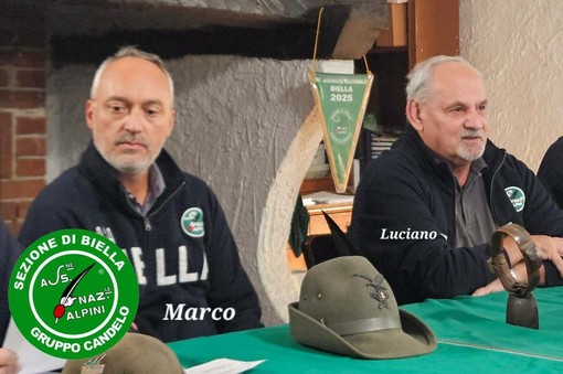 Alpini, cambio della guardia a Candelo: Marco Veronese è il nuovo capogruppo (foto di Stefano Socco) Alpini, cambio della guardia a Candelo: Marco Veronese è il nuovo capogruppo (foto di Stefano Socco)