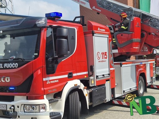 Allarme incendio a Biella: Vigili del Fuoco intervengono all’IIS Gae Aulenti