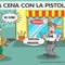 A Biella chi ha fame non aspetta: quando per cenare "serve" la pistola - Illustrazione di Giovanni Cavallo