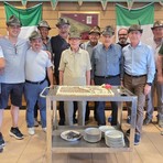 Alpini, grande festa a Vigliano per i 95 anni di Giuliano Valenti