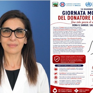 Giornata Mondiale del Donatore di Sangue, il grazie di ASL Biella a donatori e associazioni