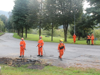Le squadre AIB di Azoglio e Masserano a Crevacuore per un'esercitazione FOTO