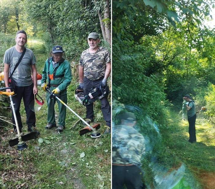 Alpini, bel gesto a Roppolo: ripuliti i sentieri (foto dalla pagina Facebook di Comune di Roppolo) Alpini, bel gesto a Roppolo: ripuliti i sentieri (foto dalla pagina Facebook di Comune di Roppolo)