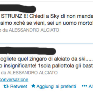 Minacce ad Alciato per le domande a Cavani