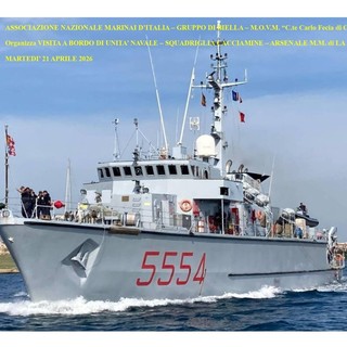 ANMI Biella, visita alla Marina Militare: ad aprile gita a La Spezia