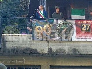 Gli Alpini di Zumaglia hanno festeggiato 90 anni con l'intitolazione della sede a  Egidio Bruschi Foto Lauretta Gronda