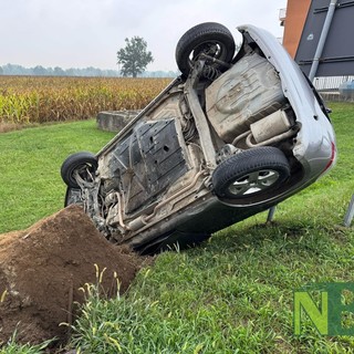 Salussola, scontro tra veicoli: uno fugge, foto archivio