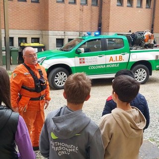 Volontari della Squadra AIB Biella Orso alla Pietro Micca Volontari della Squadra AIB Biella Orso alla Pietro Micca