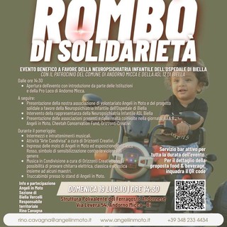 Ad Andorno "Rombo di Motori" a favore della Neuropsichiatria infantile dell'ospedale di Biella Ad Andorno "Rombo di Motori" a favore della Neuropsichiatria infantile dell'ospedale di Biella
