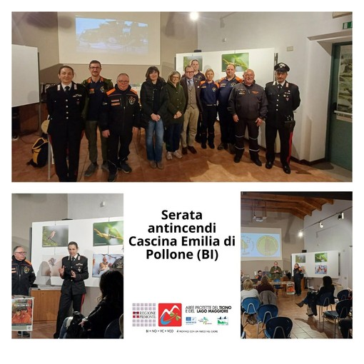 Prevenzione degli incendi, serata informativa a Pollone, Perroni: "Serve un'educazione diffusa per tutta la comunità" Prevenzione degli incendi, serata informativa a Pollone, Perroni: "Serve un'educazione diffusa per tutta la comunità"