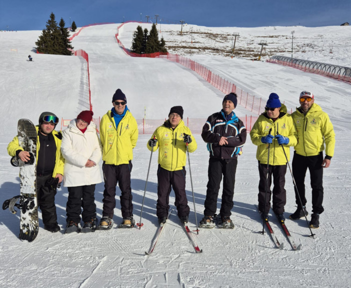 ASAD Biella si allena a Bielmonte aspettando i Giochi Invernali Special Olympics FOTO