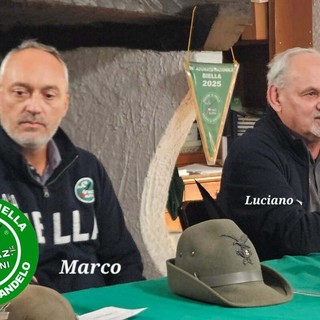 Alpini, cambio della guardia a Candelo: Marco Veronese è il nuovo capogruppo (foto di Stefano Socco)
