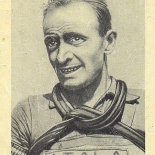 Giancarlo Astrua in un'illustrazione d'epoca