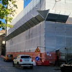 Ex biblioteca di via Pietro Micca: slitta la fine lavori, il cantiere chiude a maggio