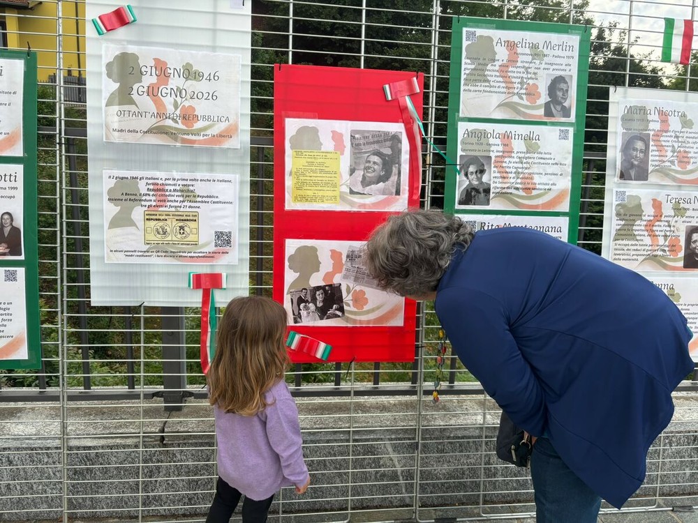 2 giugno, a Benna taglio del nastro alla mostra dedicata alle 21 Madri Costituenti