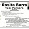 Rosita Borra, Ved. Fornaro