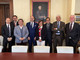 In foto da sinistra: Roberto Fiorini AD Gruppo Banca di Asti, Andrea Quaregna Segretario Generale Fondazione CR Biella, Michele Colombo Presidente Fondazione CR Biella, Maurizio Rasero Presidente Gruppo Banca di Asti, Marilena Bolli, Gabriele Mello Rella (Vice Presidente Gruppo Banca di Asti), Alberto Cresto, Roberto Cerreia Vioglio (Vice Presidente Fondazione CR Biella)