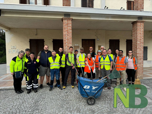 Benna, giornata ecologica: raccolti 15 sacchi di rifiuti FOTO e VIDEO di Davide Finatti per newsbiella.it