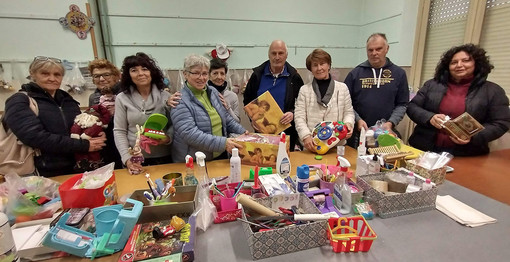 Volontari della Banca del Giocattolo, sede di Valdilana (Valle Mosso) e di Biella (Vaglio Chiavazza).