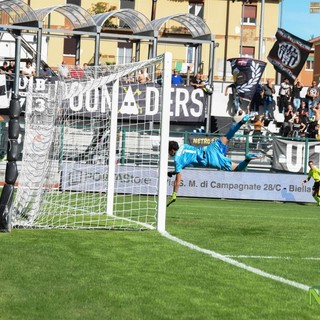 Calcio, finisce 1-0 tra Biellese e NovaRomentin al “La Marmora-Pozzo”  di Biella FOTO Enrico Eletto per newsbiella.it