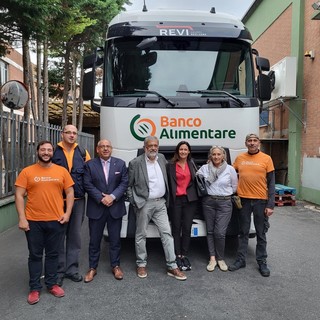 Banco Alimentare del Piemonte, inaugurato un nuovo camion refrigerato con il contributo regionale