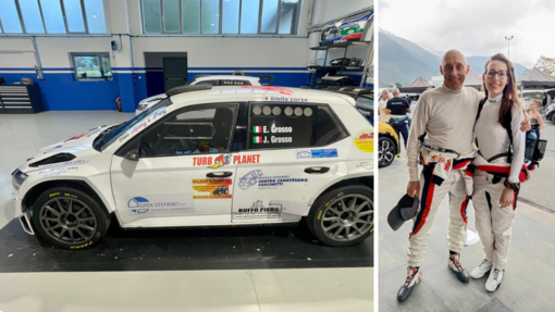 Biella Corse al 40° Rally Città di Torino: padre e figlia insieme al debutto Biella Corse al 40° Rally Città di Torino: padre e figlia insieme al debutto