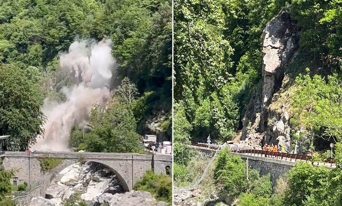 Valle Cervo, al via l’opera di detonazione e brillamento della parete rocciosa sulla SP 100 FOTO e VIDEO Valle Cervo, al via l’opera di detonazione e brillamento della parete rocciosa sulla SP 100 FOTO e VIDEO