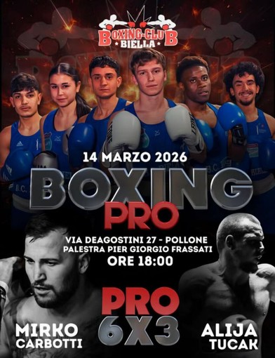 Pollone capitale della boxe: sabato sera il grande incontro tra Carbotti e Tucak