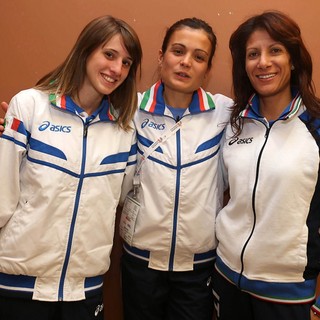 Valeria Roffino, Elena Romagnolo e Nadia Ejjafini, le tre biellesi all'europeo (Foto Colombo/Fidal)