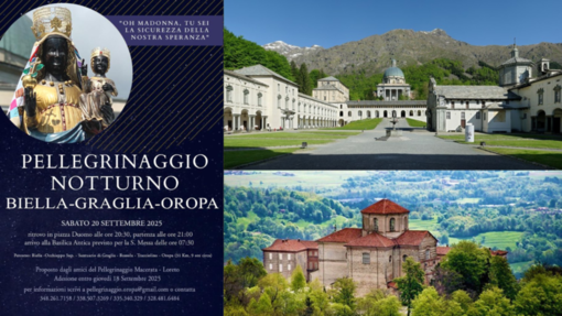 Da Biella a Oropa passando per Graglia: tutto pronto per il pellegrinaggio notturno 2025