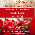 Dorzano celebra Santa Lucia con un concerto nella Chiesa di San Lorenzo Dorzano celebra Santa Lucia con un concerto nella Chiesa di San Lorenzo