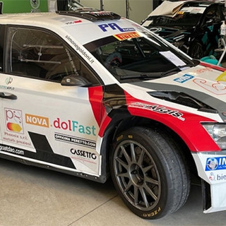 La Skoda Fabia dell'equipaggio Goldoni-Macori
