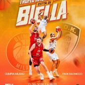 Basket internazionale al Biella Forum: sfida tra Olimpia Milano e PAOK Salonicco Basket internazionale al Biella Forum: sfida tra Olimpia Milano e PAOK Salonicco