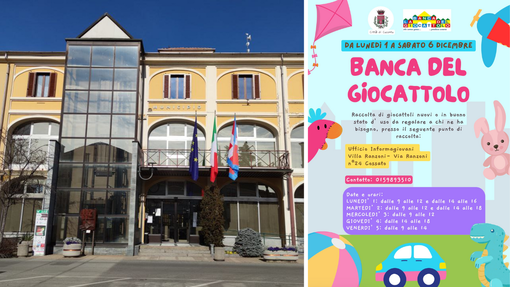 Torna a Cossato la “Banca del Giocattolo”: raccolta dal 1° al 6 dicembre