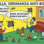 Capodanno a Biella: botti vietati e rumore assicurato - illustrazione di Giovanni Cavallo