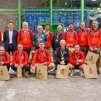 Nella foto di Dante Bonino la squadra del Crc Gaglianico Botalla Formaggi premiata al termine della semifinale