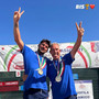 Nella foto, Negro e Cibrario esultano per il successo
