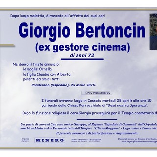 Giorgio Bertoncin (ex gestore cinema)