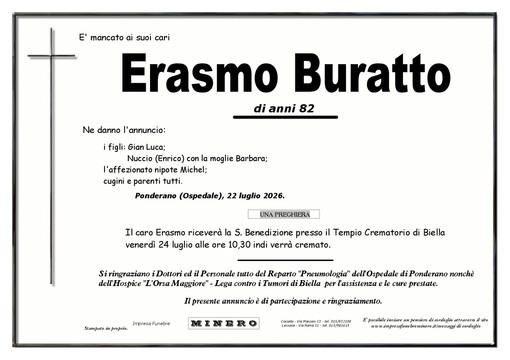 Erasmo Buratto Erasmo Buratto