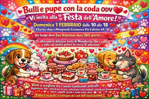 Al Charty Shop di Bulli e Pupe con la Coda Odv la Festa dell'Amore Al Charty Shop di Bulli e Pupe con la Coda Odv la Festa dell'Amore