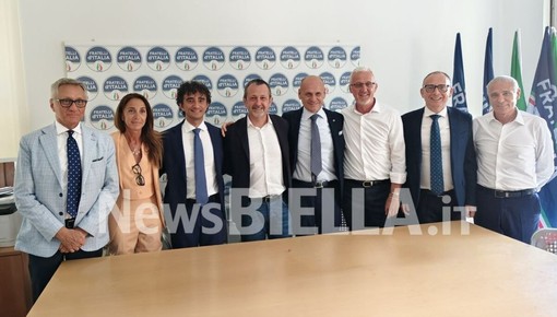Pedemontana, lavori ai nastri di partenza. Bignami torna in visita a Biella: “Opera strategica” FOTO